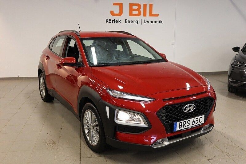 Röd Begagnad 2020 Hyundai Kona Trend SUV | 189 900 kr (Marknadspris) - Bild 1/4