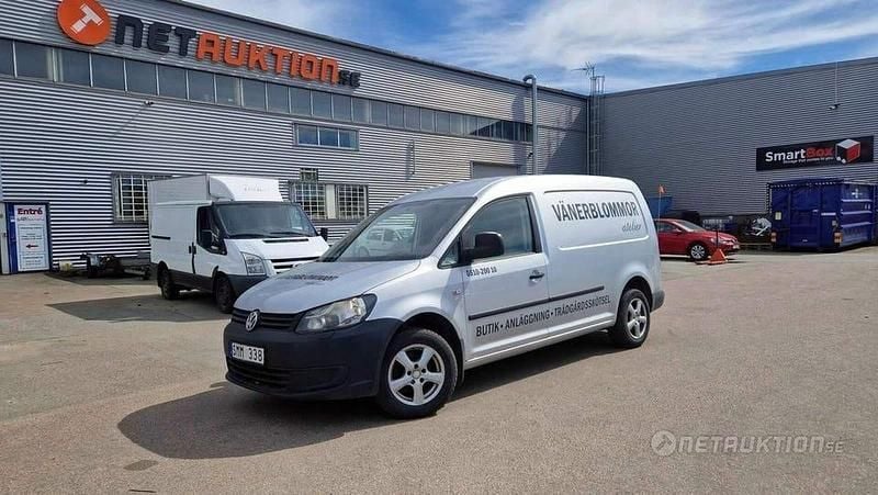 Silver Begagnad 2013 VW Caddy Maxi Minibuss | 48 000 kr (Bra pris) - Bild 1/4