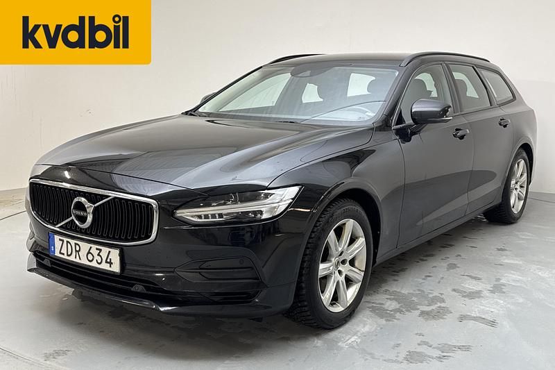 Begagnad Volvo V90 Kinetic 190 HK (139 kW) 2018 Svart Kombi