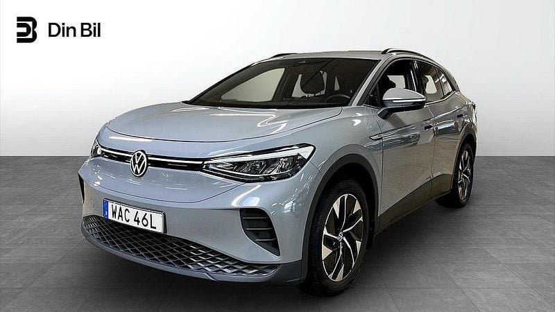 Grå (moonstone grey) Begagnad 2022 VW ID.4 Pro Performance SUV | 364 900 kr (Bra pris) - Bild 1/4