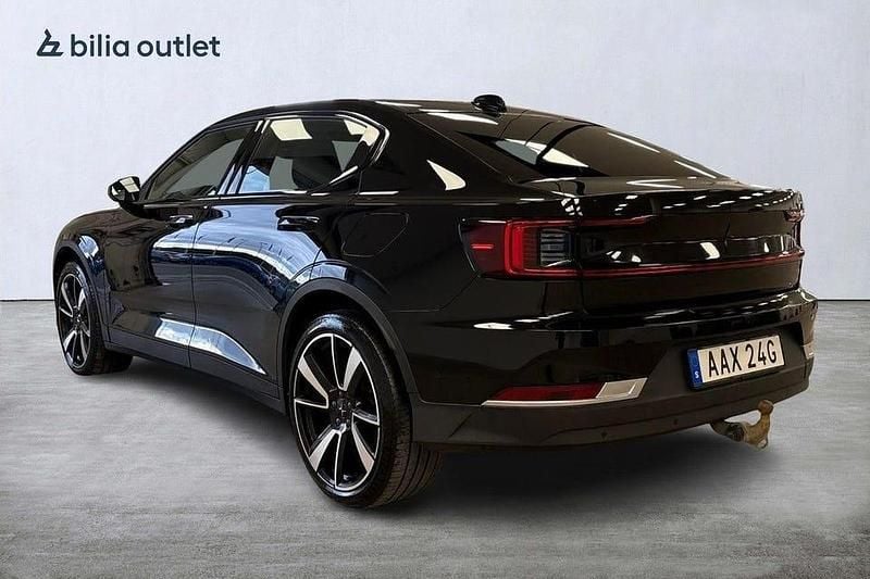 Begagnad Polestar 2 Long Range Dual motor 309 kW (421 HK) 2021 Svart Halvkombi
