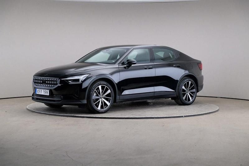 Svart Begagnad 2021 Polestar 2 Long Range Dual motor Sedan | 349 000 kr (Marknadspris) - Bild 1/4