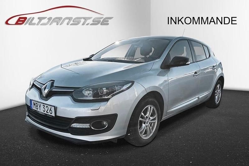 Silver Begagnad 2015 Renault Mégane III LIMITED Halvkombi | 79 900 kr (Marknadspris) - Bild 1/4