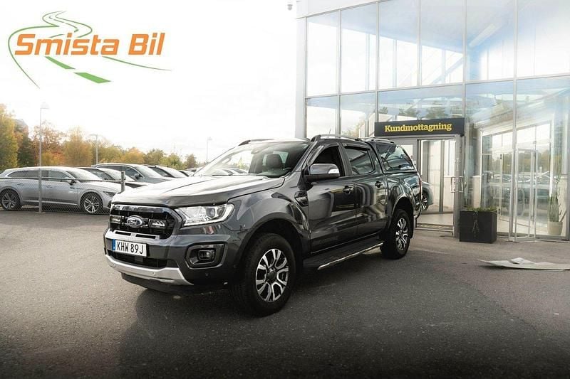 Grå Begagnad 2021 Ford Ranger Wildtrack Pickup | 428 900 kr (Bra pris) - Bild 1/3