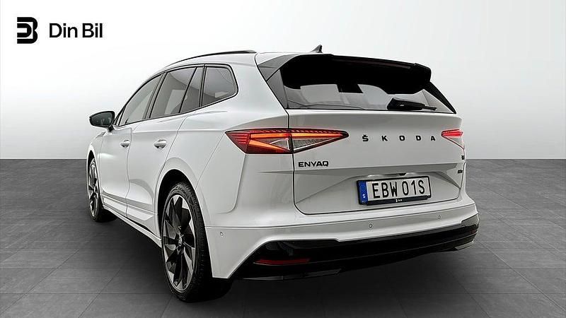 Begagnad Skoda Enyaq iV SportLine 194 kW (265 HK) 2023 Vit SUV