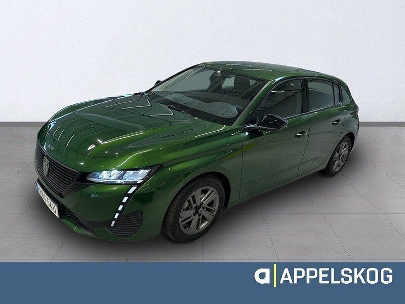 Grön (grön olivine) Begagnad 2022 Peugeot 308 Active Halvkombi | 209 900 kr - Bild 1/4