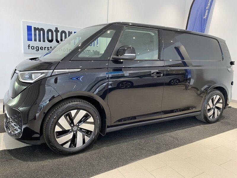 Svart Begagnad 2024 VW ID. Buzz Van | 589 000 kr - Bild 1/4