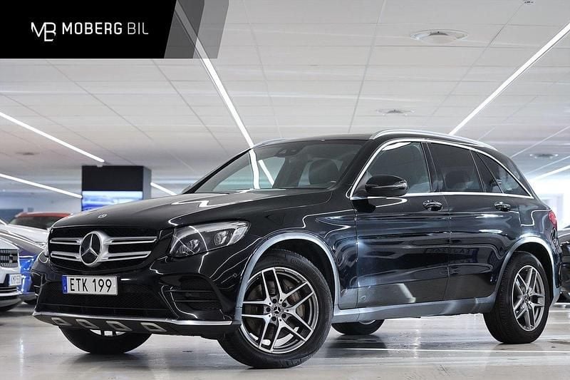 Svart Begagnad 2018 Mercedes GLC220 AMG SUV | 289 900 kr (Marknadspris) - Bild 1/3