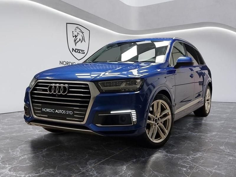 Begagnad Audi Q7 S-Line 373 HK (274 kW) 2017 Blå SUV