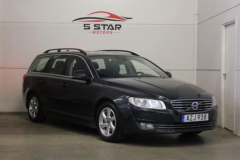 Grå Begagnad 2014 Volvo V70 Momentum Kombi | 84 900 kr (Marknadspris) - Bild 1/4