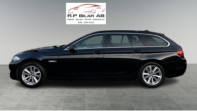 Svart Begagnad 2012 BMW 520 Kombi | 109 000 kr (Marknadspris) - Bild 1/4