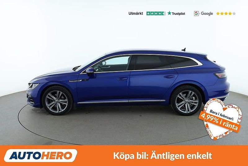 Begagnad VW Arteon R-line 220 HK (161 kW) 2022 Blå Kombi