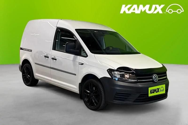 Vit Begagnad 2017 VW Caddy Minibuss | 104 900 kr (Marknadspris) - Bild 1/4
