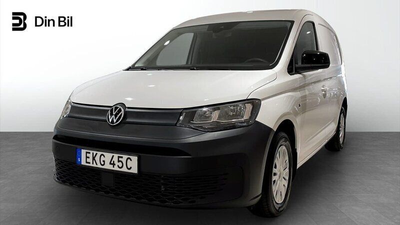 Vit Begagnad 2022 VW Caddy Minibuss | 199 900 kr (Bra pris) - Bild 1/4