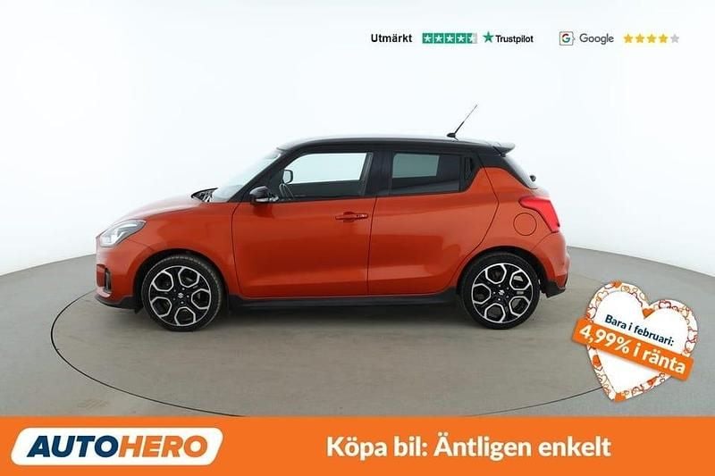 Begagnad Suzuki Swift Sport 131 HK (96 kW) 2021 Orange Halvkombi