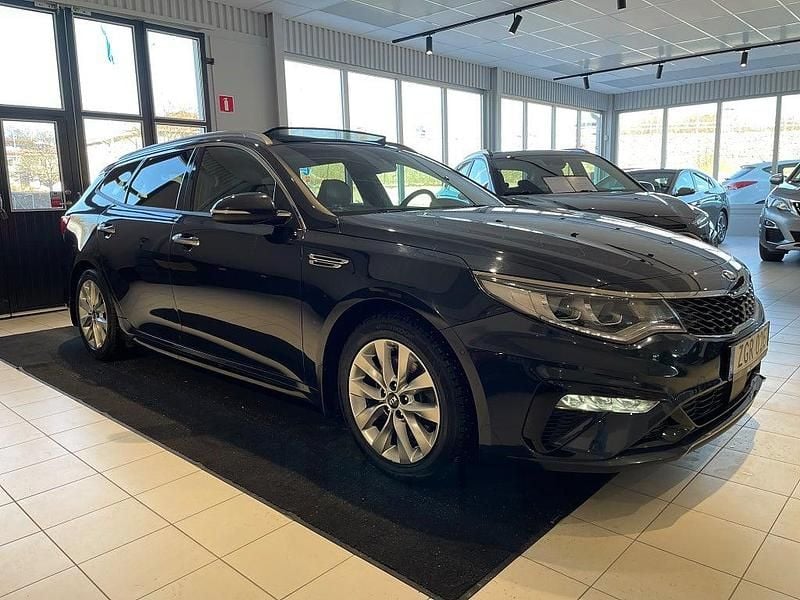 Begagnad Kia Optima GT-Line 180 HK (132 kW) 2019 Blå Kombi