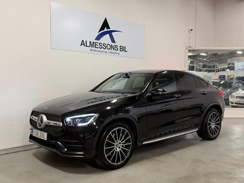 Begagnad Mercedes GLC220 AMG line 194 HK (142 kW) 2019 Svart Sportkupé