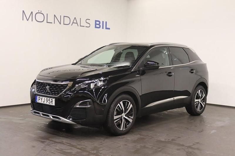 Svart Begagnad 2019 Peugeot 3008 GT-line SUV | 199 900 kr (Marknadspris) - Bild 1/4