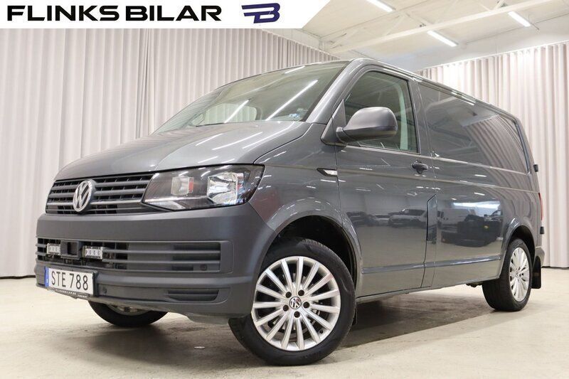 Grå (indiumgrå metallic) Begagnad 2018 VW T6 Van | 209 900 kr (Bra pris) - Bild 1/4