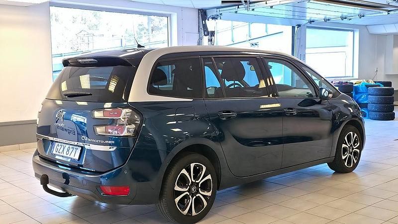 Begagnad Citroën C4 SpaceTourer Exclusive 131 HK (96 kW) 2019 Blå (blå metallic) Minibuss