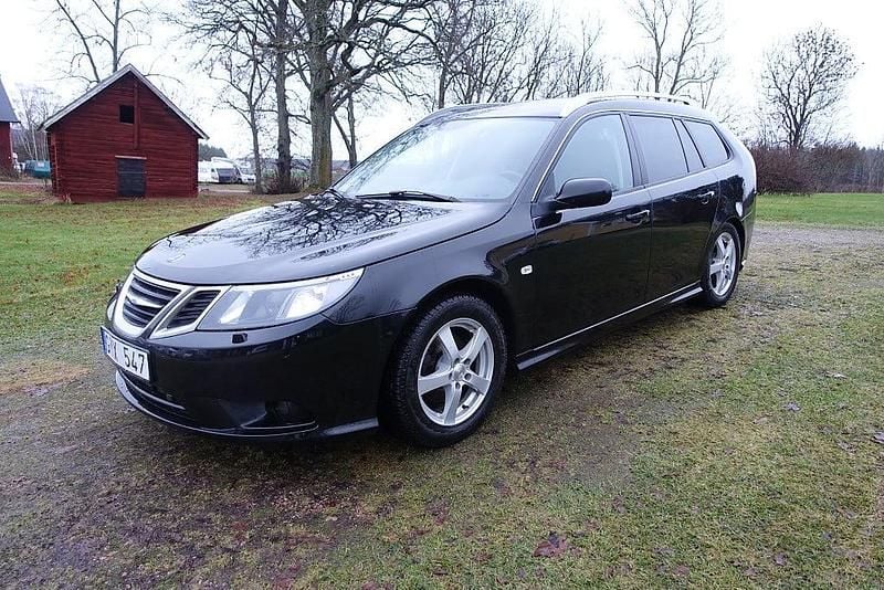 Svart Begagnad 2009 Saab 9-3 Vector Kombi | 79 900 kr (Dyr) - Bild 1/4