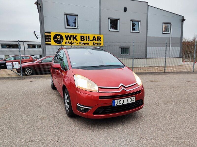 Röd Begagnad 2009 Citroën Grand C4 Picasso Minibuss | 31 000 kr (Lite dyr) - Bild 1/3