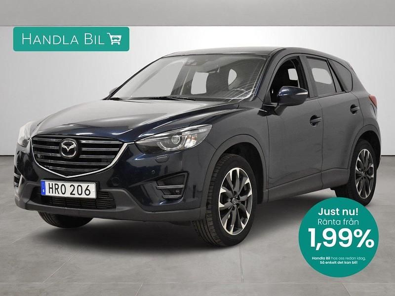 Blå Begagnad 2015 Mazda CX-5 Optimum SUV | 184 900 kr (Lite dyr) - Bild 1/3