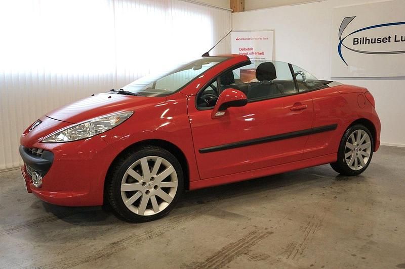 Röd Begagnad 2007 Peugeot 207 CC Cab | 72 000 kr - Bild 1/4