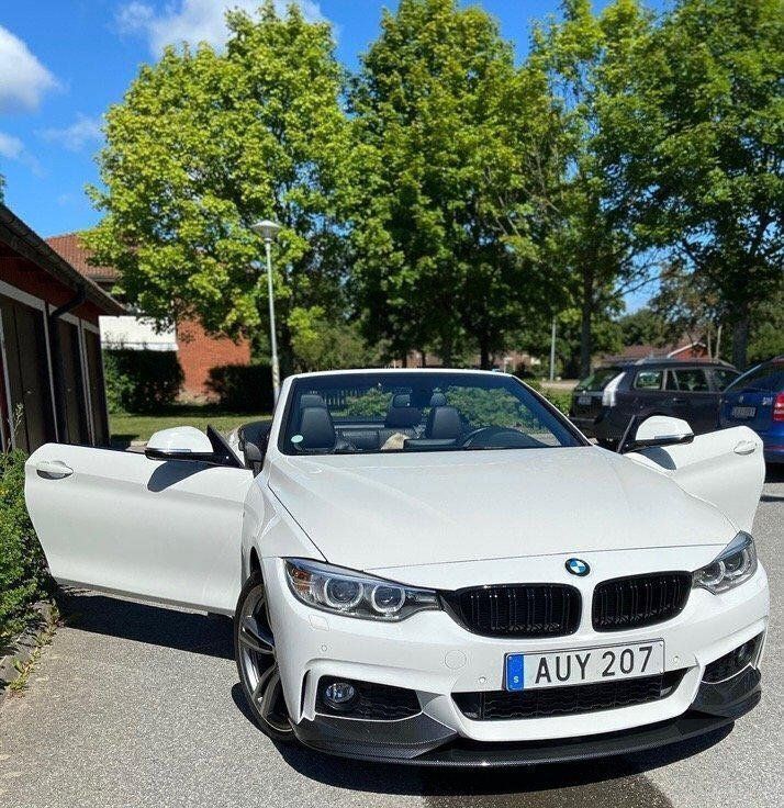 Vit Begagnad 2014 BMW 428 M Sport Cab | 278 000 kr (Marknadspris) - Bild 1/3
