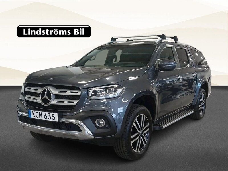 Grå Begagnad 2018 Mercedes X250 Pickup | 319 500 kr (Marknadspris) - Bild 1/3
