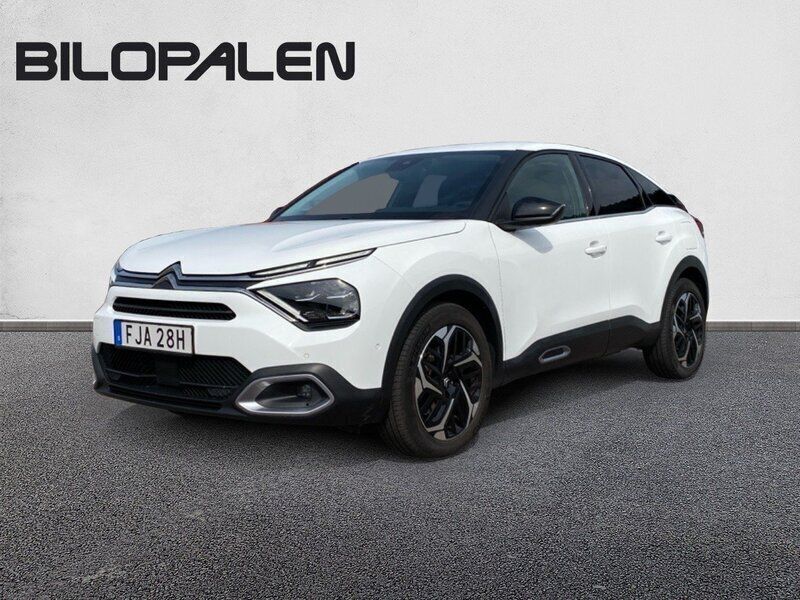 Vit Begagnad 2023 Citroën C4 Shine Halvkombi | 209 900 kr (Bra pris) - Bild 1/4