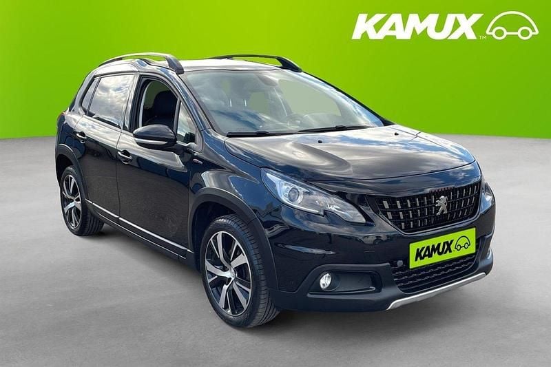 Svart Begagnad 2018 Peugeot 2008 GT-line SUV | 134 700 kr (Marknadspris) - Bild 1/4