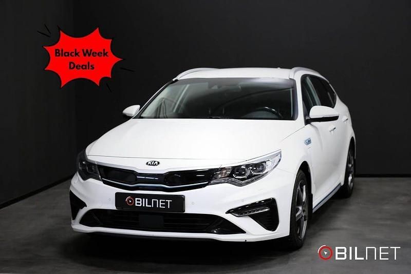 Vit Begagnad 2019 Kia Optima Advance Kombi | 179 900 kr (Lite dyr) - Bild 1/4