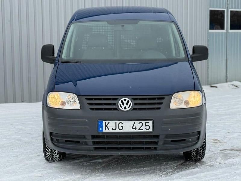Begagnad VW Caddy 80 HK (58 kW) 2007 Blå Minibuss