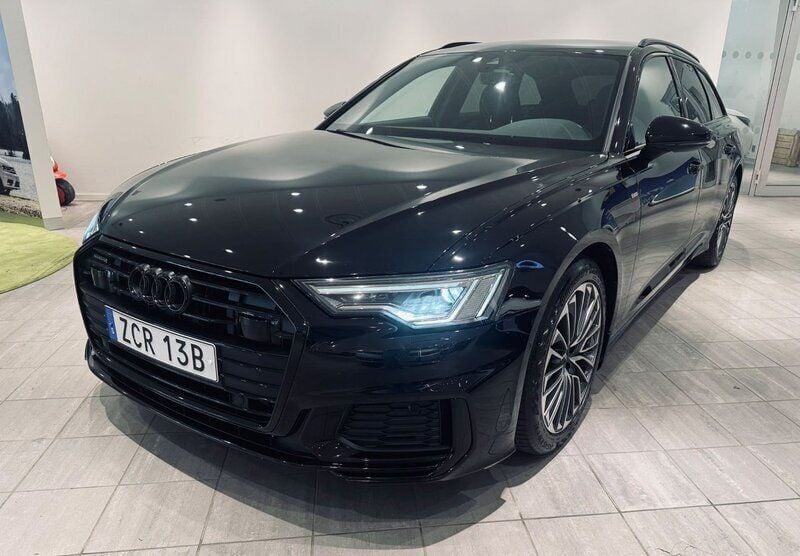 Svart Begagnad 2021 Audi A6 S-Line Kombi | 446 900 kr (Marknadspris) - Bild 1/4