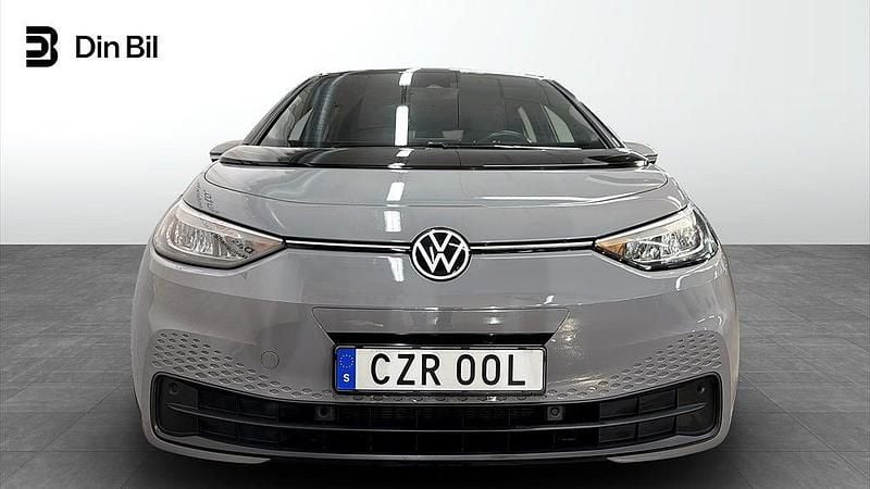 Begagnad VW ID.3 Pro Performance 150 kW (204 HK) 2022 Moonstone grey black Halvkombi