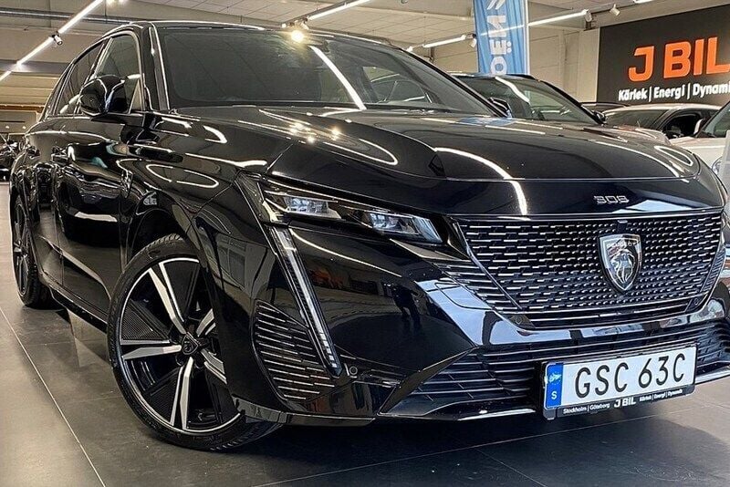 Svart Begagnad 2023 Peugeot 308 GTi Halvkombi | 254 900 kr (Marknadspris) - Bild 1/4