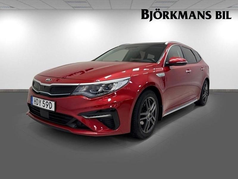 /cr5/ runway red m Begagnad 2019 Kia Optima Advance Kombi | 239 900 kr - Bild 1/4