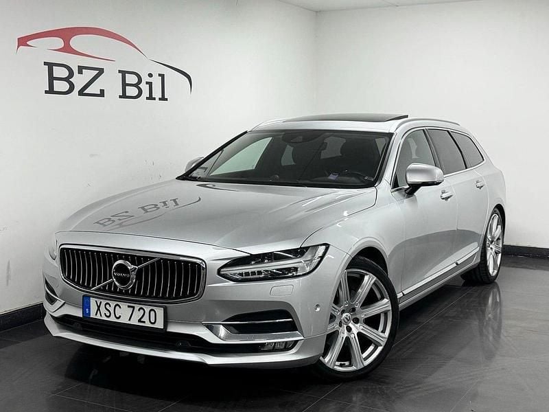 Silver Begagnad 2017 Volvo V90 Inscription Kombi | 289 900 kr (Marknadspris) - Bild 1/4