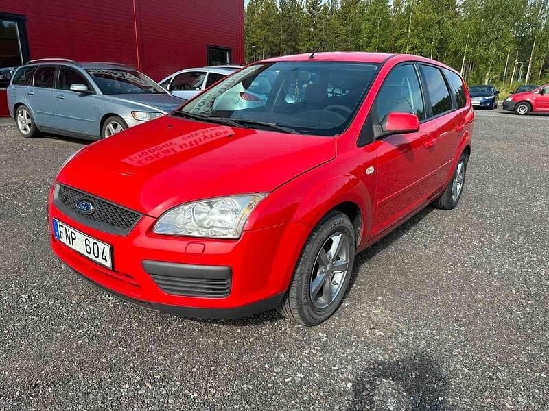 Röd Begagnad 2007 Ford Focus Kombi | 28 900 kr (Lite dyr) - Bild 1/4