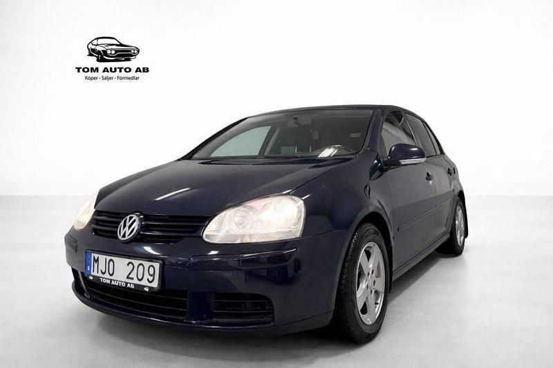Begagnad VW Golf V Trendline 140 HK (102 kW) 2007 Mörkblå Halvkombi