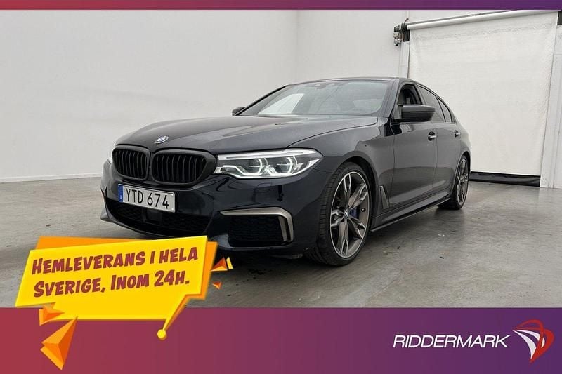 Svart Begagnad 2017 BMW M550 M Sport Sedan | 519 800 kr (Dyr) - Bild 1/3