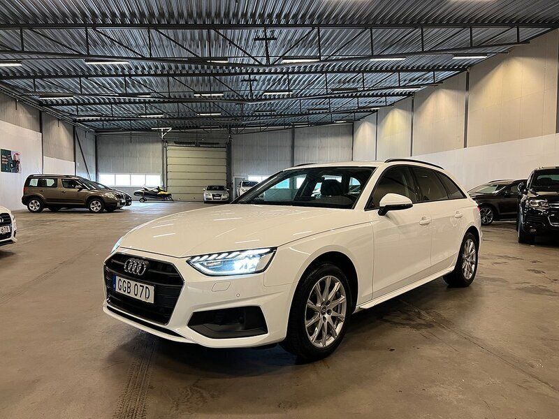 Vit Begagnad 2019 Audi A4 Proline Kombi | 189 900 kr (Dyr) - Bild 1/4