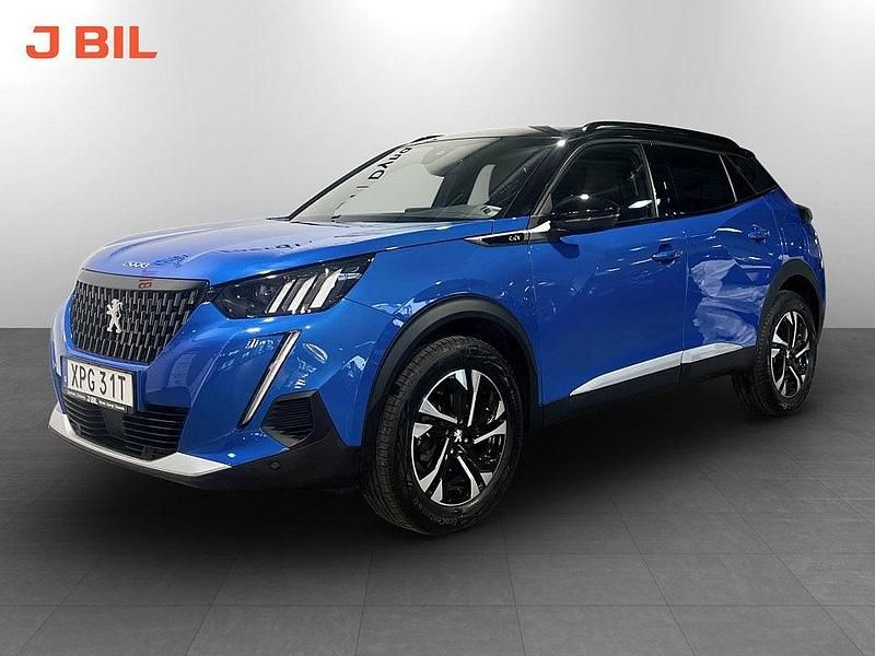 Blå Begagnad 2022 Peugeot 2008 GTi SUV | 219 900 kr (Marknadspris) - Bild 1/4