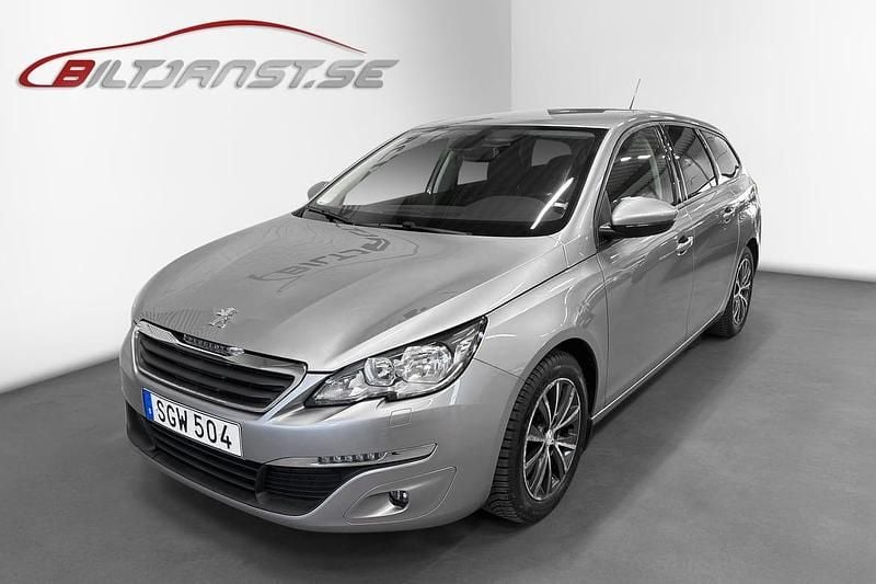 Grå Begagnad 2017 Peugeot 308 SW Active Kombi | 104 900 kr (Marknadspris) - Bild 1/4
