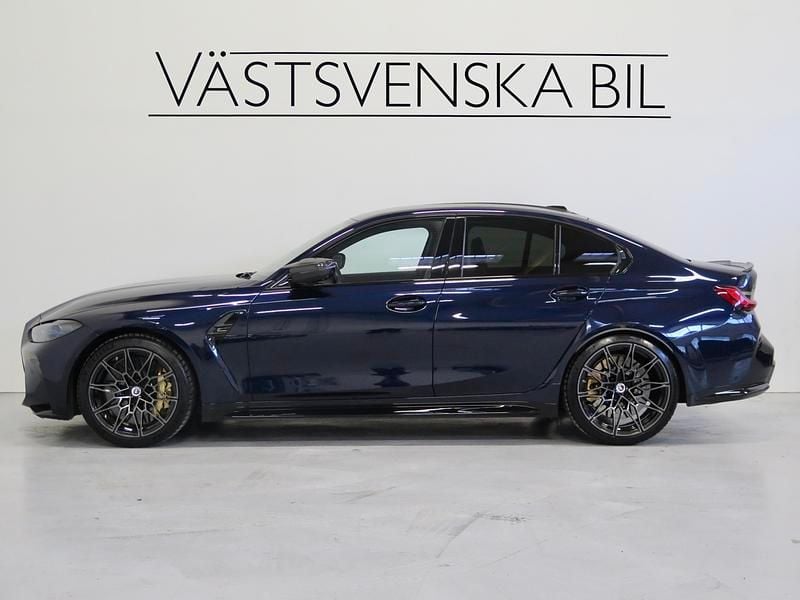Begagnad BMW M3 Competition Edition 517 HK (380 kW) 2023 Blå Sedan