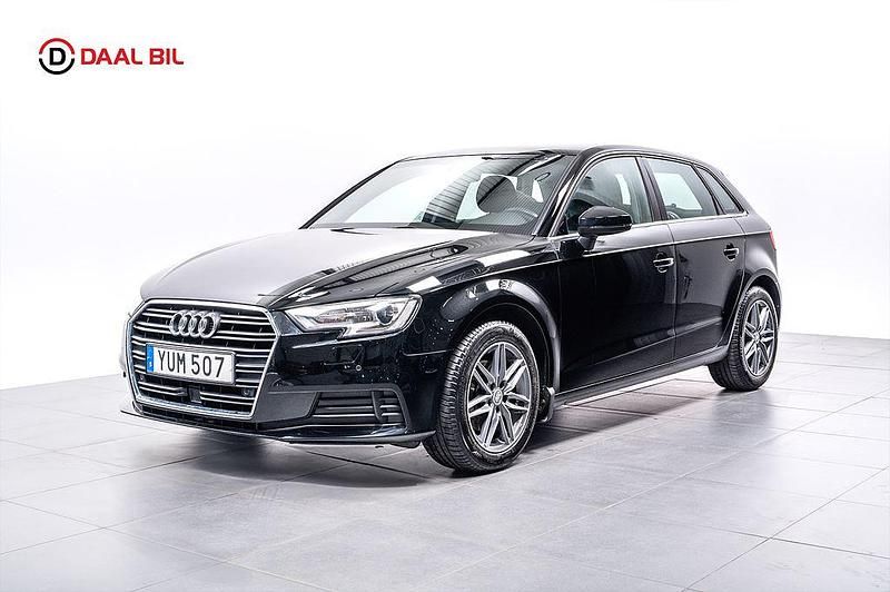 Begagnad Audi A3 Proline 150 HK (110 kW) 2019 Svart