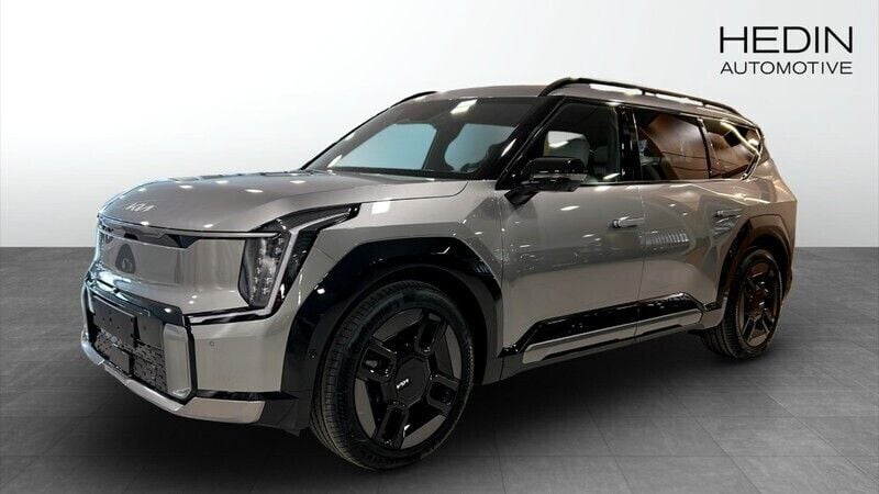 Grå (grey) Ny 2025 Kia EV9 GT-Line SUV | 877 900 kr (Marknadspris) - Bild 1/4