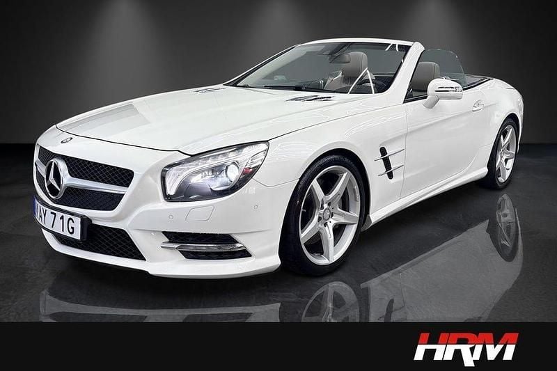Begagnad Mercedes SL500 AMG 435 HK (319 kW) 2013 Vit Cab
