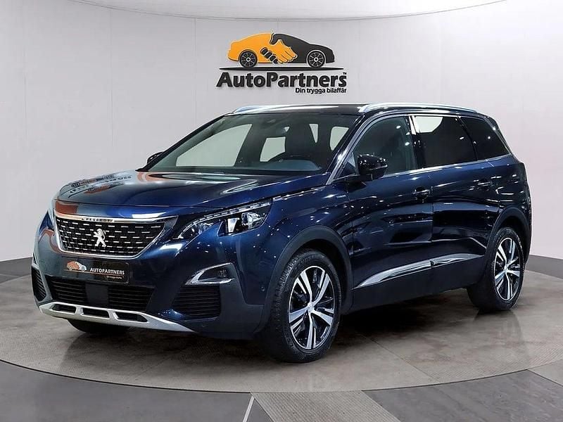 Blå Begagnad 2018 Peugeot 5008 GT-line SUV | 214 900 kr (Marknadspris) - Bild 1/4